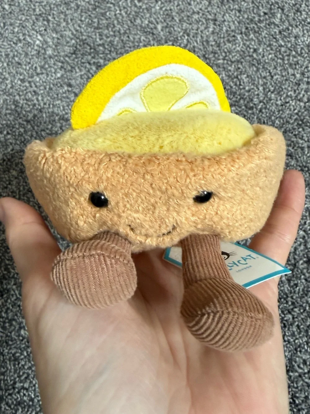 Jellycat Amuseables Collette Tart Au Citron Lemon Tart Plush